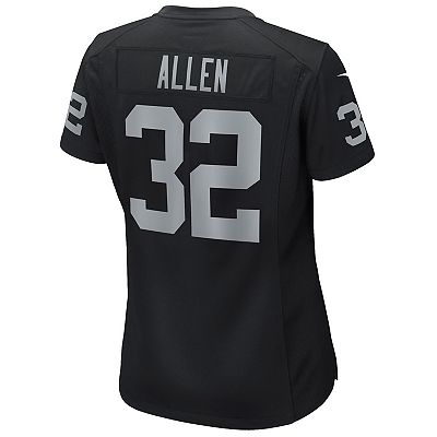 Women s Nike Marcus Allen Black Las Vegas Raiders Game Retired Player Jersey