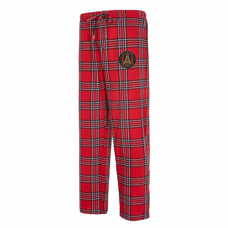 Mens Concepts Sport Red/Black Atlanta United FC Takeaway Flannel Pants, Si