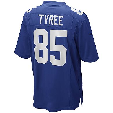 Men's Nike David Tyree Royal New York Giants Game Retired Player Jersey