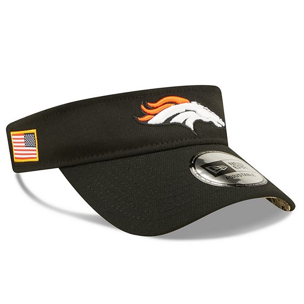 Men's New Era Black Denver Broncos 2022 Salute To Service Visor