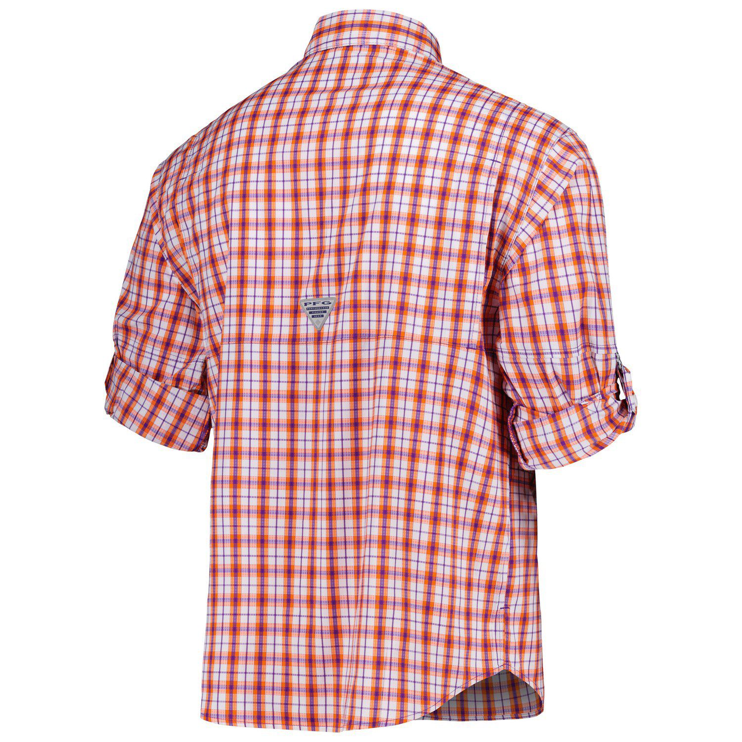 Chemise Columbia NCAA Clemson Tigers Longue Manie Pêche Taille Homme 2XL Orange Neuve