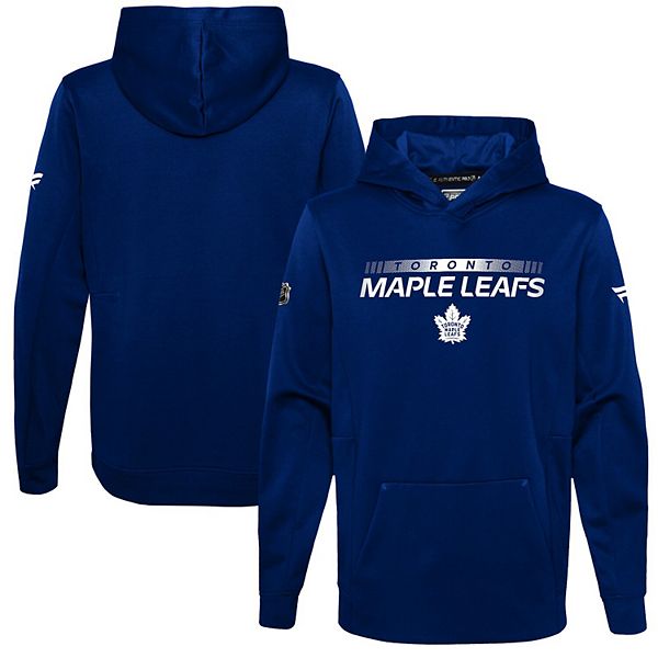Youth Fanatics Branded Blue Toronto Maple Leafs Authentic Pro Pullover  Hoodie