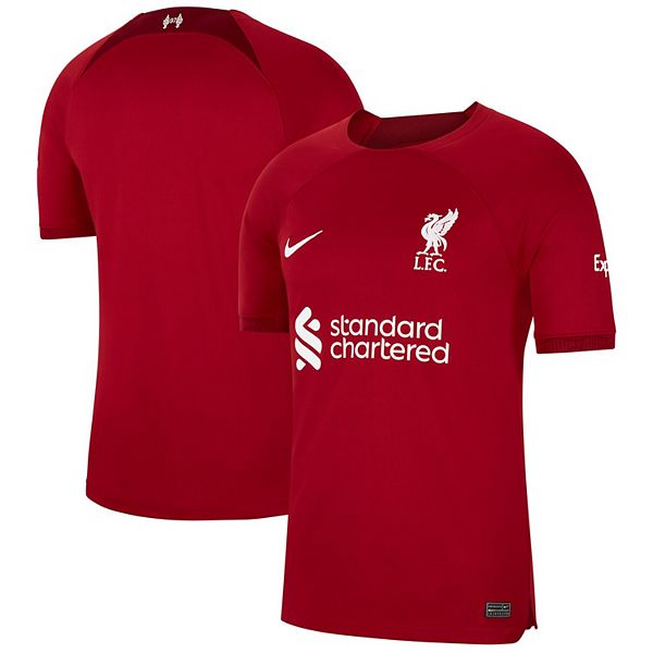 Men's Nike Red Liverpool 2022/23 Home Replica Blank Jersey