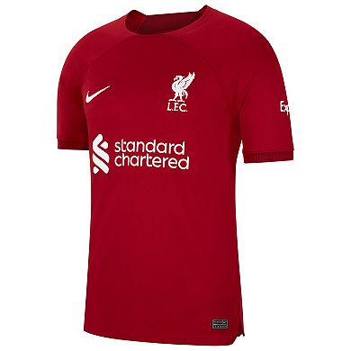 Men's Nike Red Liverpool 2022/23 Home Replica Blank Jersey