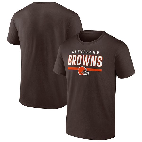 Men's Fanatics Branded Brown Cleveland Browns Big & Tall Speed & Agility  T-Shirt