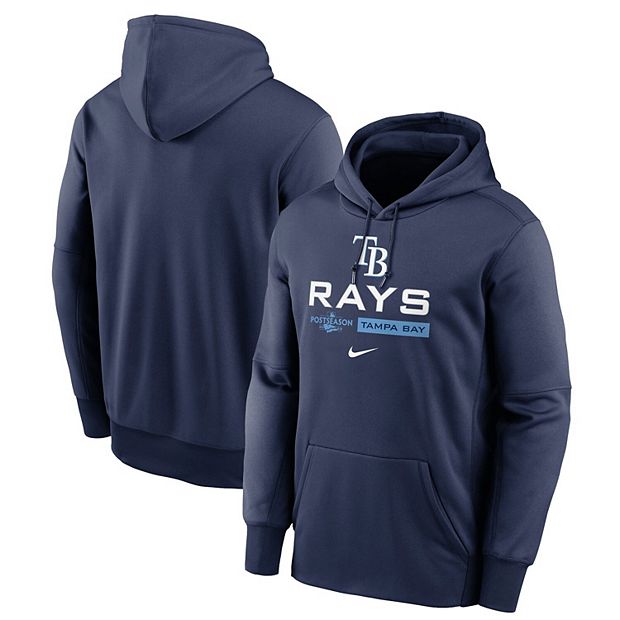 Women's Nike Navy/Light Blue Tampa Bay Rays Authentic Collection Pullover  Hoodie