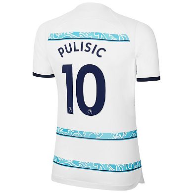 Women's Nike Christian Pulisic White Chelsea 2022/23 Away Breathe Stadium Replica Player Jersey