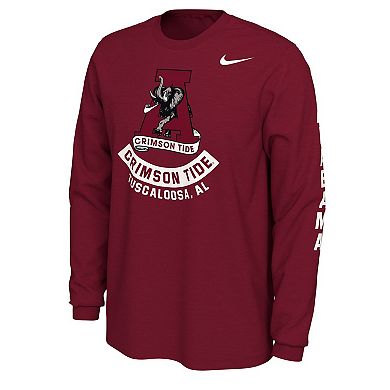 Men's Nike Crimson Alabama Crimson Tide Team Vault Logo T-Shirt
