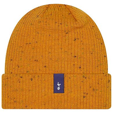 Men's New Era Orange Tottenham Hotspur Retro Cuffed Knit Hat
