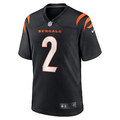Men's Nike Evan McPherson Black Cincinnati Bengals Team Game Jersey