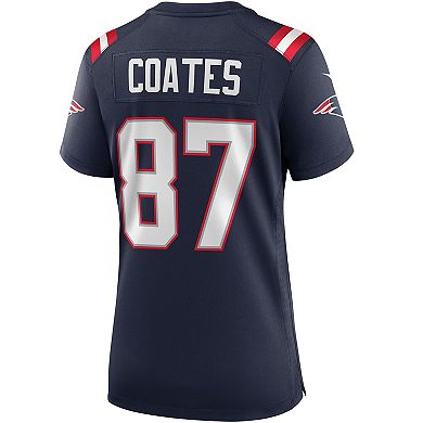 Women's Nike Ben Coates Navy New England Patriots Game Retired Player Jersey