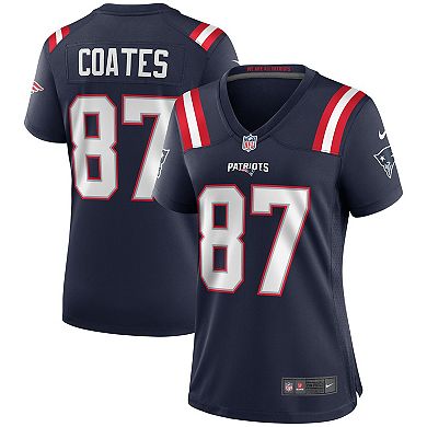 Women's Nike Ben Coates Navy New England Patriots Game Retired Player Jersey