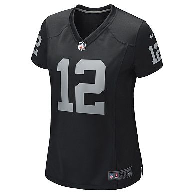 Women's Nike Ken Stabler Black Las Vegas Raiders Game Retired Player Jersey