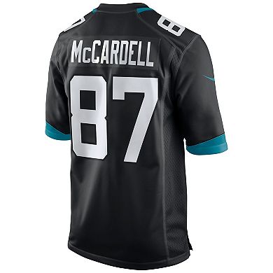 Men's Nike Keenan McCardell Black Jacksonville Jaguars Game Retired Player Jersey