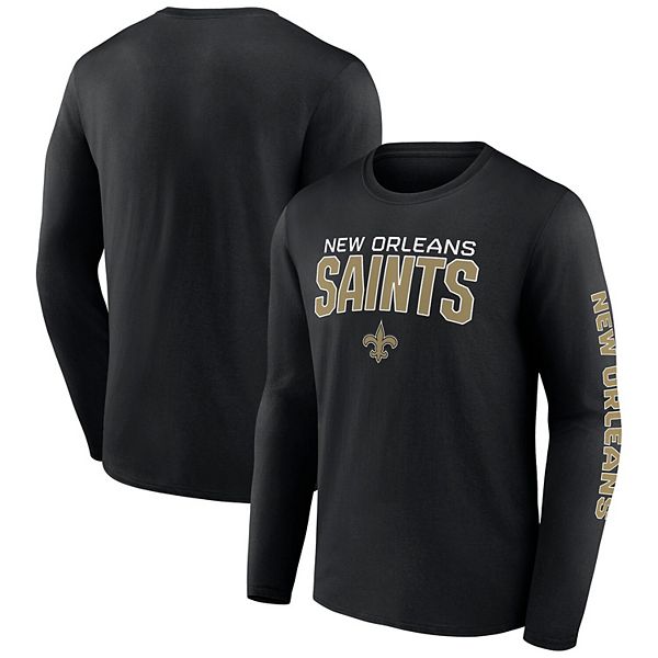 Men's Fanatics Branded Black New Orleans Saints Wordmark Go the ...