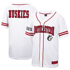 Men's Colosseum White Stanford Cardinal Free Spirited Mesh Button-Up  Baseball Jersey