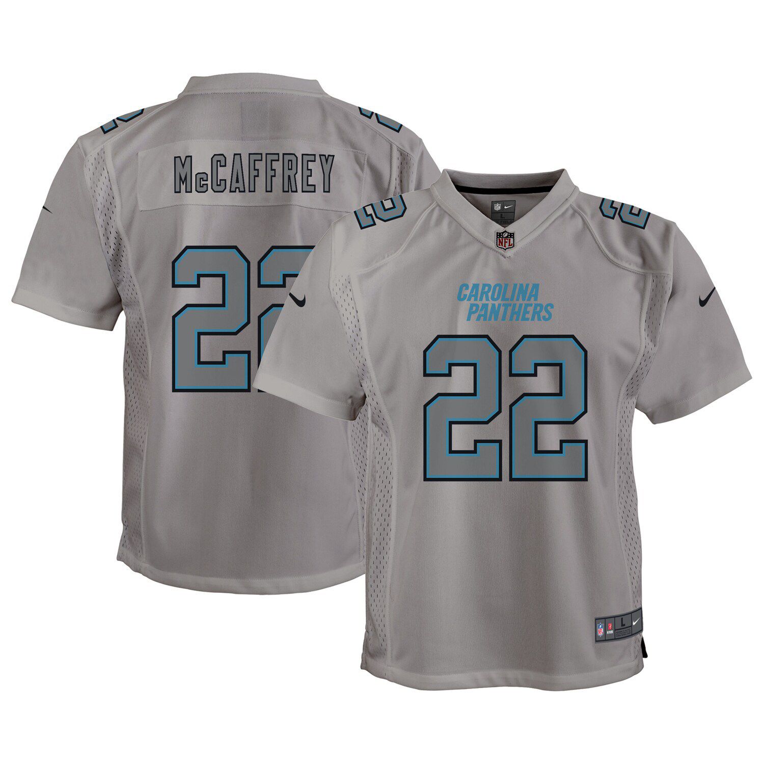 Men's Nike Sam Darnold Gray Carolina Panthers Atmosphere Fashion Game Jersey Size: Small