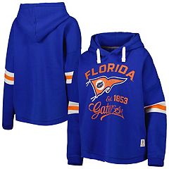 Men's Champion Royal Florida Gators Athletics Logo Stack Pullover Hoodie Size: Extra Small