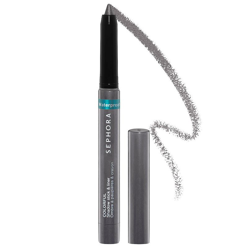 SEPHORA COLLECTION Sephora Colorful Waterproof Eyeshadow & Eyeliner Multi-Stick, Size: .06Oz, Gray Shimmer