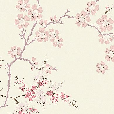 Laura Ashley Oriental Blossom Blush Wallpaper