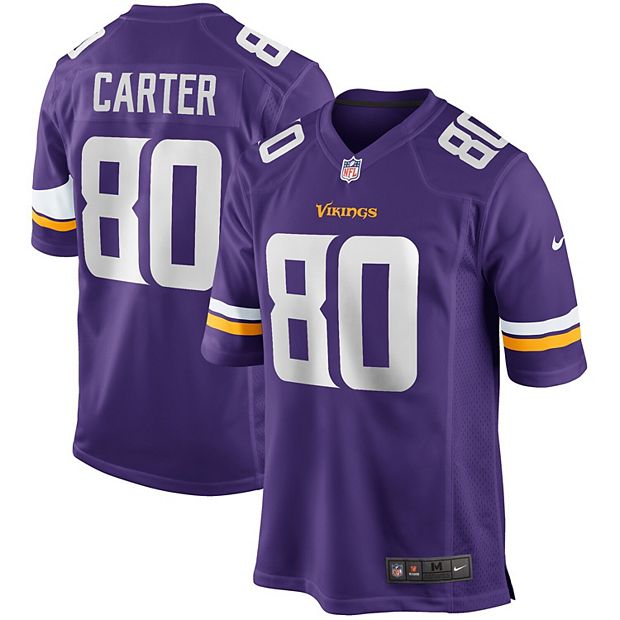 Men's Nike Cris Carter Purple Minnesota Vikings Game Retired Player Jersey Size: Medium