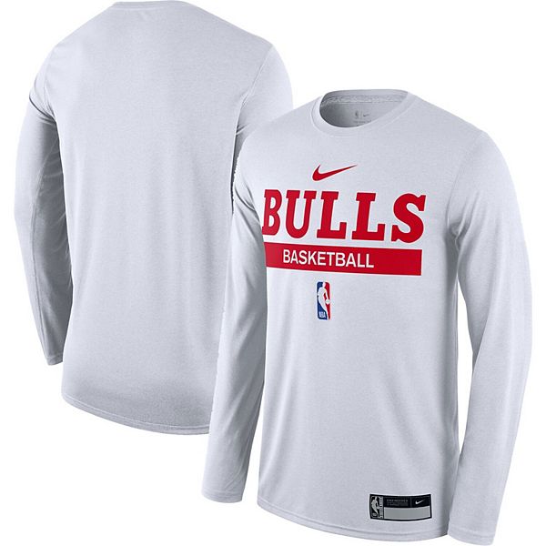 para manejo capitalismo Men's Nike White Chicago Bulls 2022/23 Legend On-Court Practice Performance  Long Sleeve T-Shirt