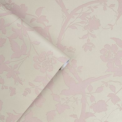 Laura Ashley Oriental Garden Pearlescent Wallpaper