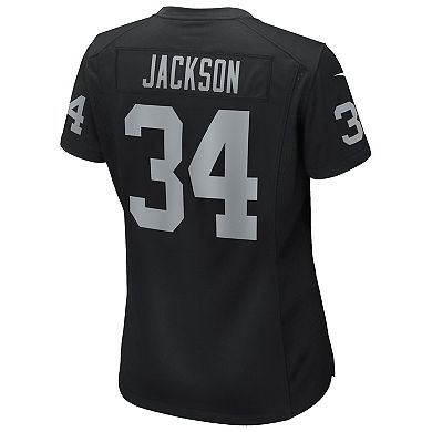 Women's Nike Bo Jackson Black Las Vegas Raiders Game Retired Player Jersey