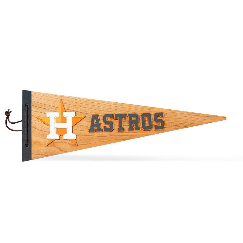 Houston Astros 3D Wood Pennant, Multicolor
