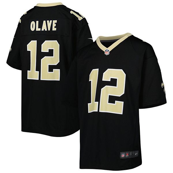 Nike Men's New Orleans Saints Chris Olave #12 Black Game Jersey