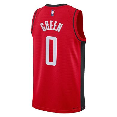 Youth Nike Jalen Green Red Houston Rockets 2021/22 Swingman Jersey ...