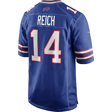 Men's Nike Frank Reich Royal Buffalo Bills Game Retired Player Jersey