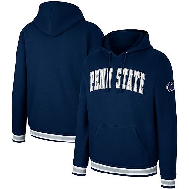Men's Colosseum Navy Penn State Nittany Lions Varsity Arch Pullover Hoodie