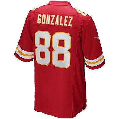 Men's Nike Tony Gonzalez Red Kansas City Chiefs Game Retired Player Jersey
