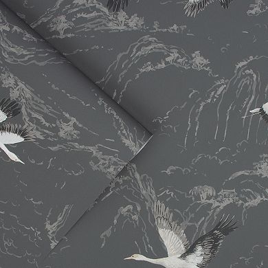 Laura Ashley Animalia Midnight Wallpaper