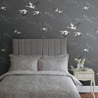 Laura Ashley Animalia Midnight Wallpaper