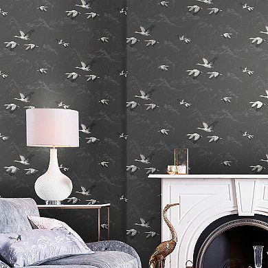 Laura Ashley Animalia Midnight Wallpaper