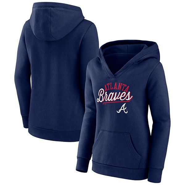 Atlanta Braves Fanatics Branded Seven Games Pullover Hoodie - Navy