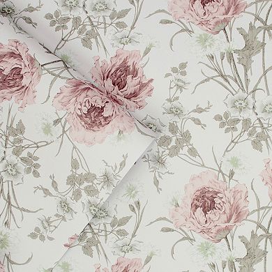 Laura Ashley Aurelie Natural Wallpaper