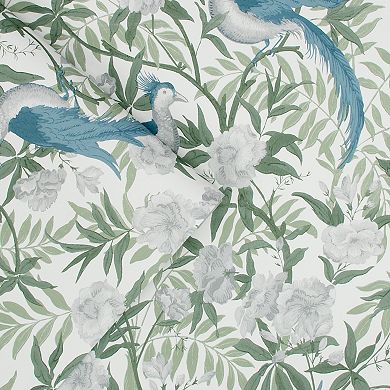 Laura Ashley Osterley Rosewood Wallpaper