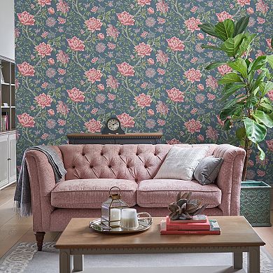 Laura Ashley Tapestry Floral Wallpaper