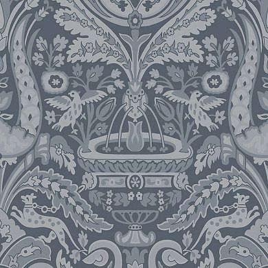 Laura Ashley Heraldic Damask Wallpaper