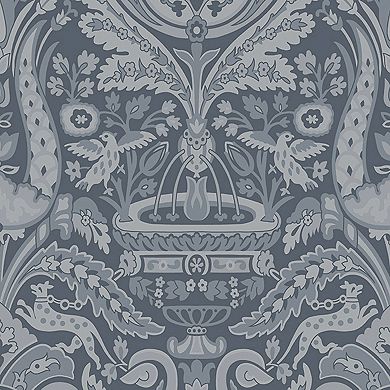 Laura Ashley Heraldic Damask Wallpaper