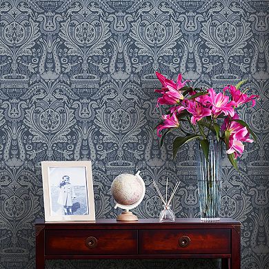 Laura Ashley Heraldic Damask Wallpaper