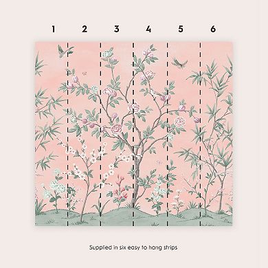 Laura Ashley Eglantine Mural Removeable Wallpaper