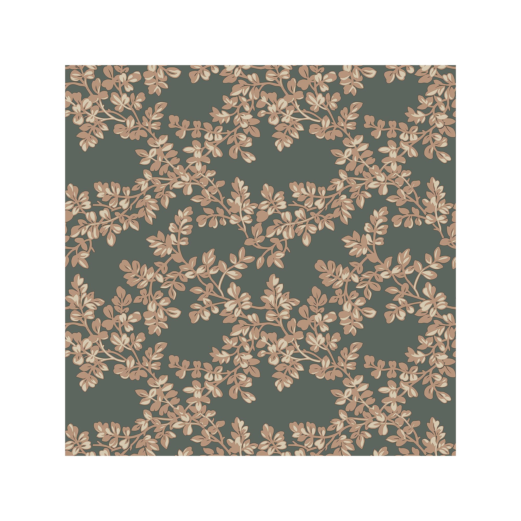 Laura Ashley Burnham Wallpaper, Green