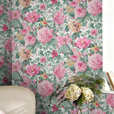 Laura Ashley Aveline Rose Removeable Wallpaper