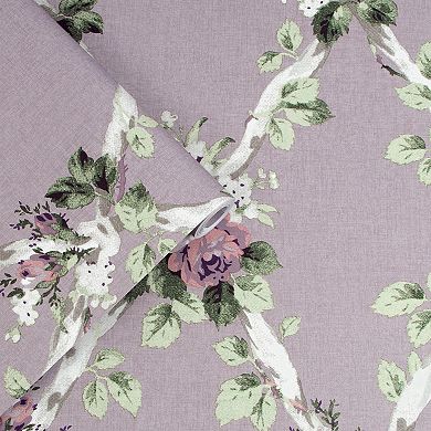 Laura Ashley Elwyn Dove Removeable Wallpaper