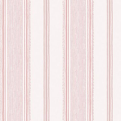 Laura Ashley Heacham Stripe Seaspray Removeable Wallpaper