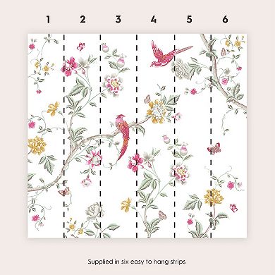 Laura Ashley Summer Palace Peony Mural Wallpaper